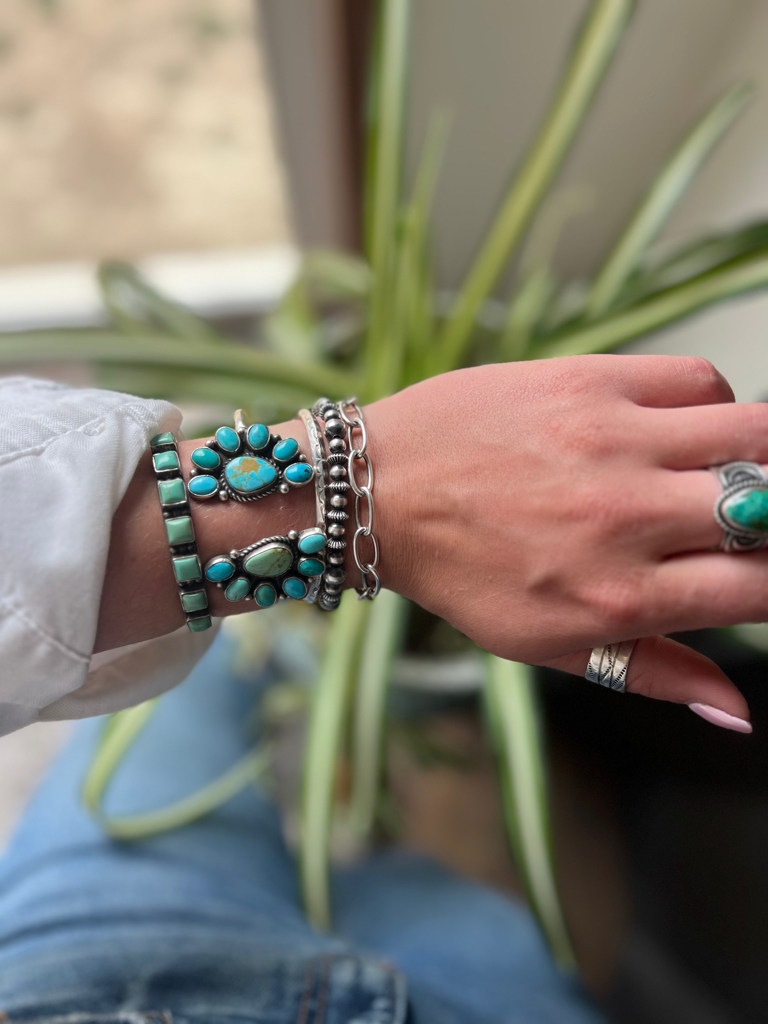 Seven Stone Row Cuff