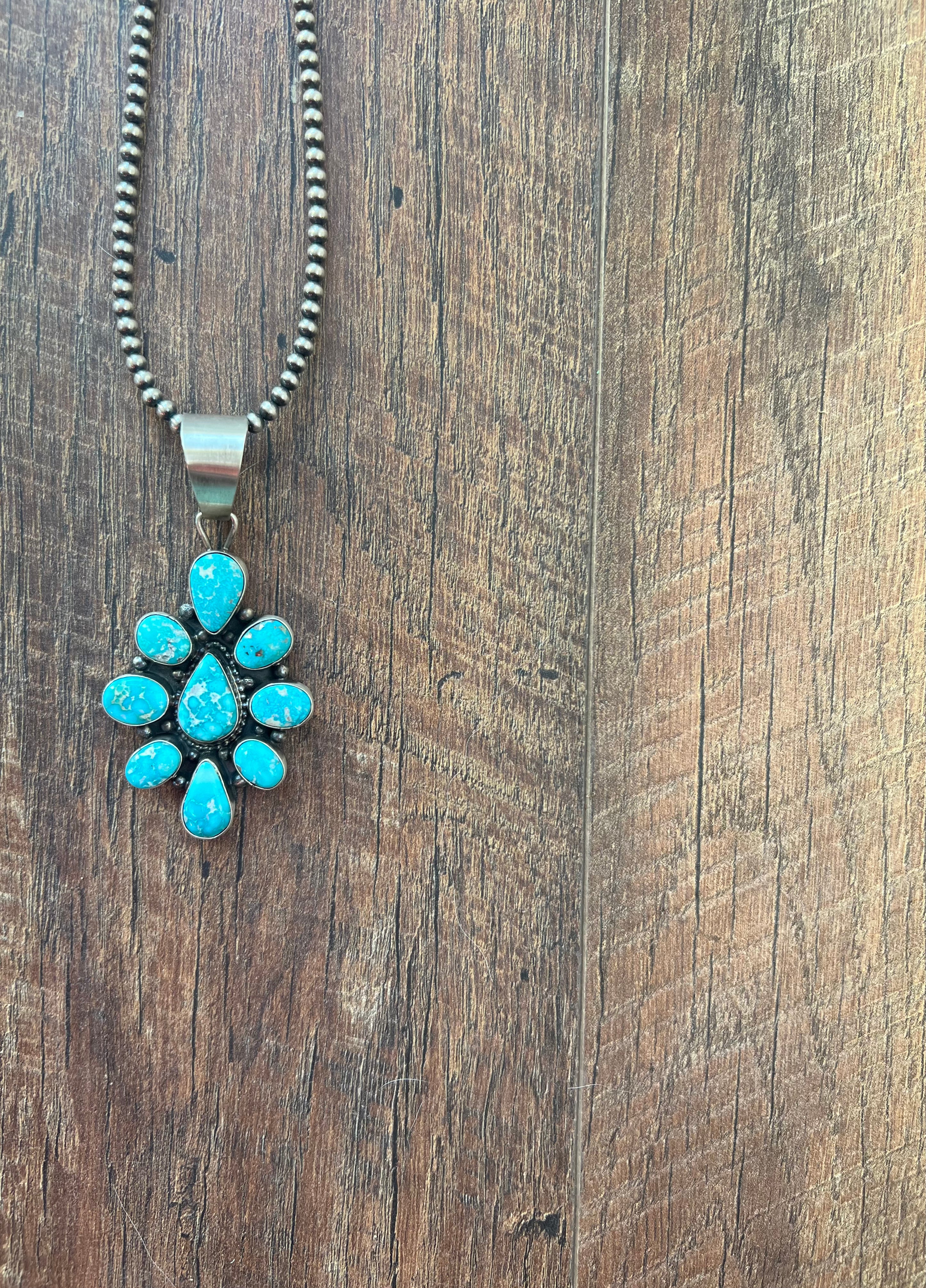 WhiteWater Turquoise Pendant